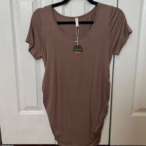 NWT Pink blush maternity medium tee